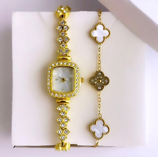 Combo Eleyna [MONTRE NON EN ACIER INOXYDABLE]