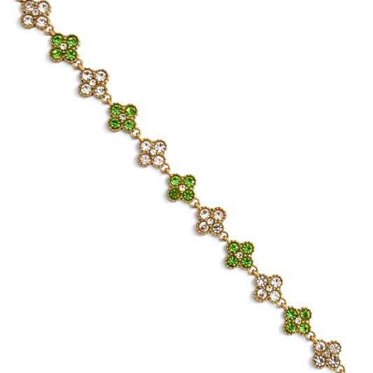 Bracelet Flower [VERT CLAIR]