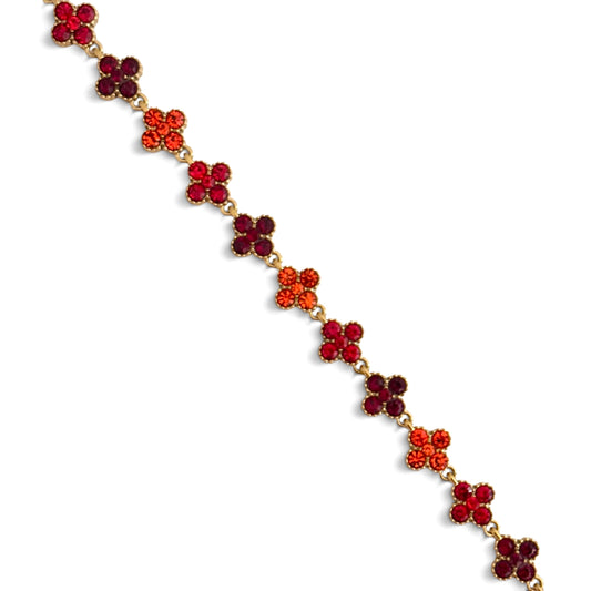 Bracelet Flower [ROUGE]