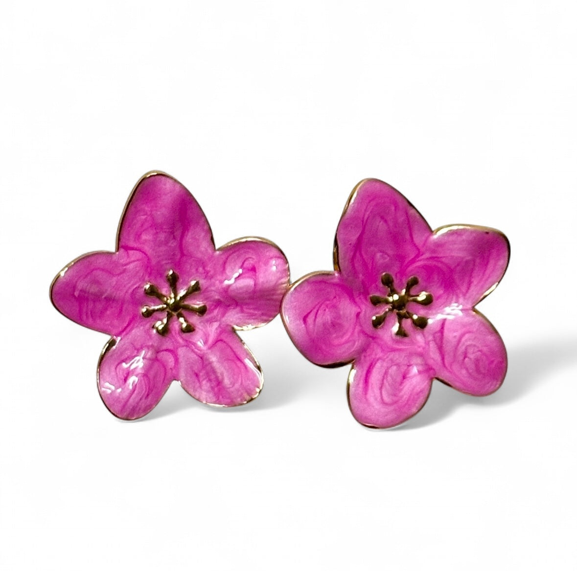 Boucle d’oreille Alice [ROSE]