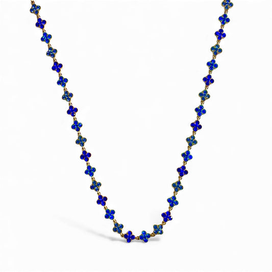 Collier Flower [BLEU]