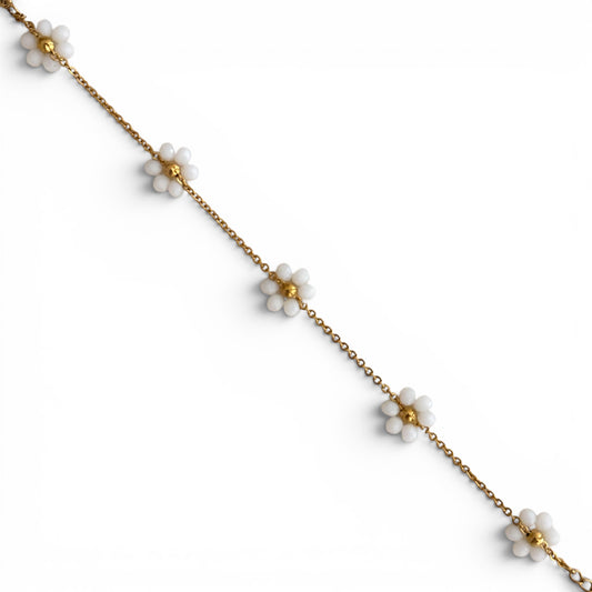 Bracelet Fleur [BLANC]