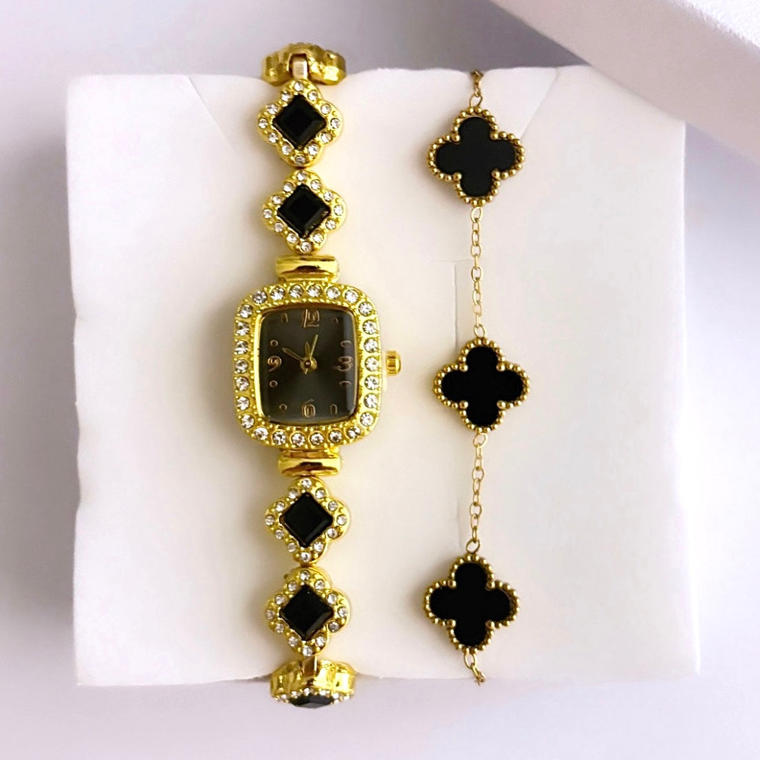 Combo Eleyna [MONTRE NON EN ACIER INOXYDABLE]