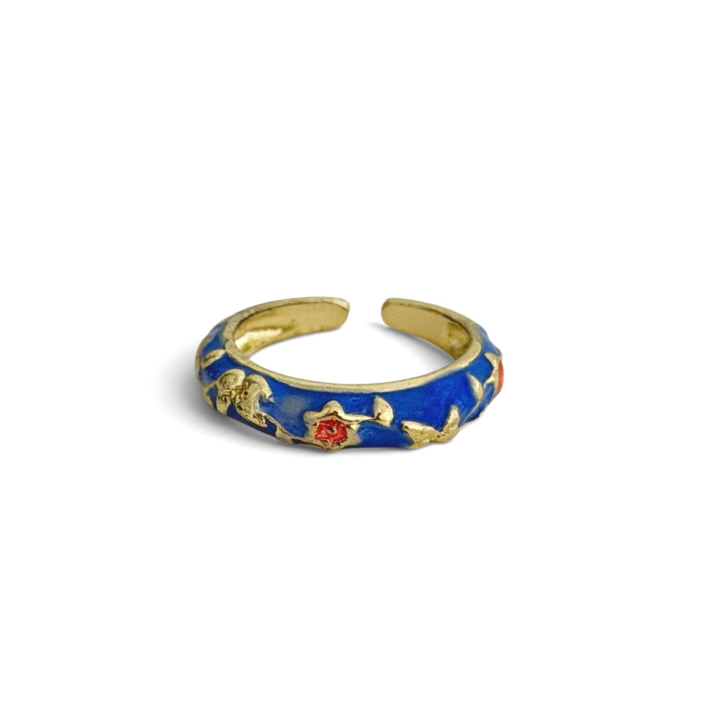 Bague Thaïlandaise [BLEU]