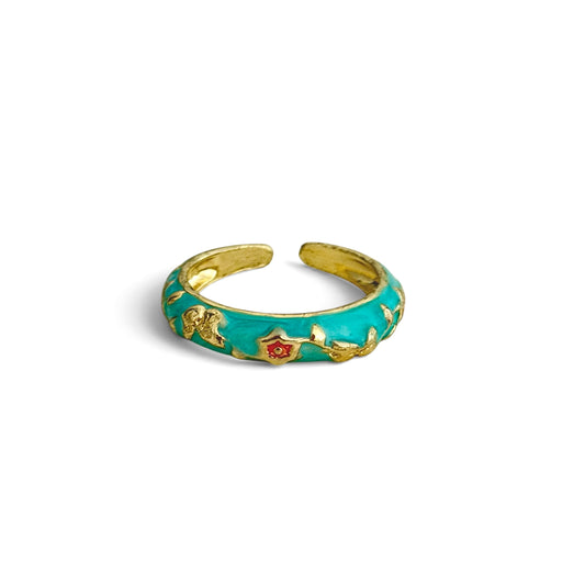 Bague Thaïlandaise [TURQUOISE]