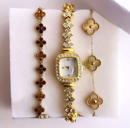 Combo Lia (montre non en acier inoxydable)