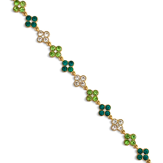 Bracelet Flower [VERT FONCÉ]