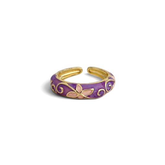Bague Thaïlandaise [VIOLET]