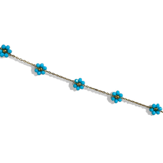 Bracelet Flower [BLEU]