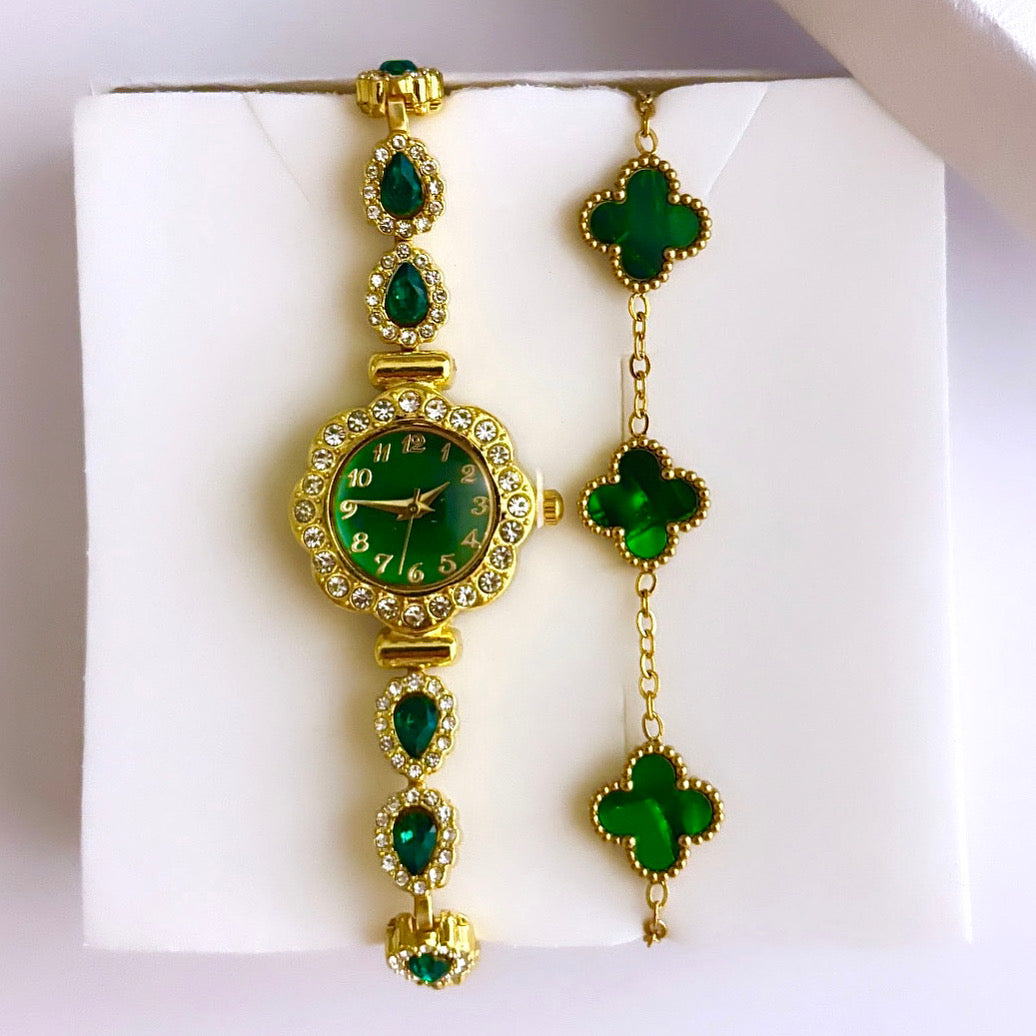 Combo Eleyna [MONTRE NON EN ACIER INOXYDABLE]