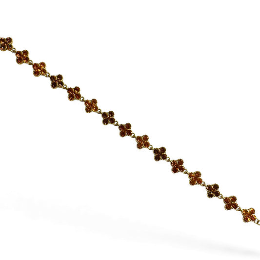 Bracelet Flower [MARRON]