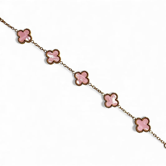 Bracelet trèfle [ROSE]