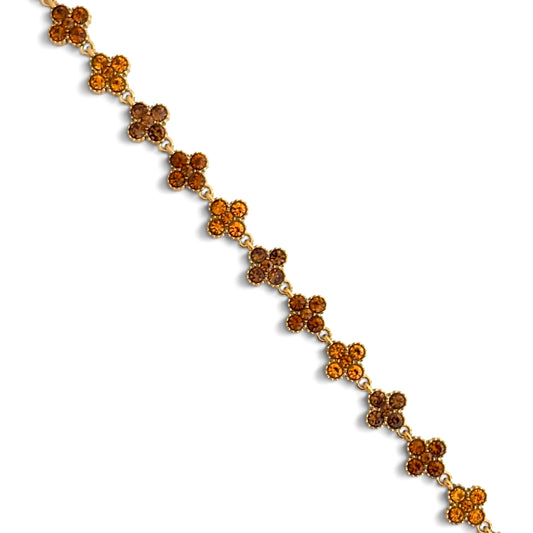 Bracelet Flower [MARRON]