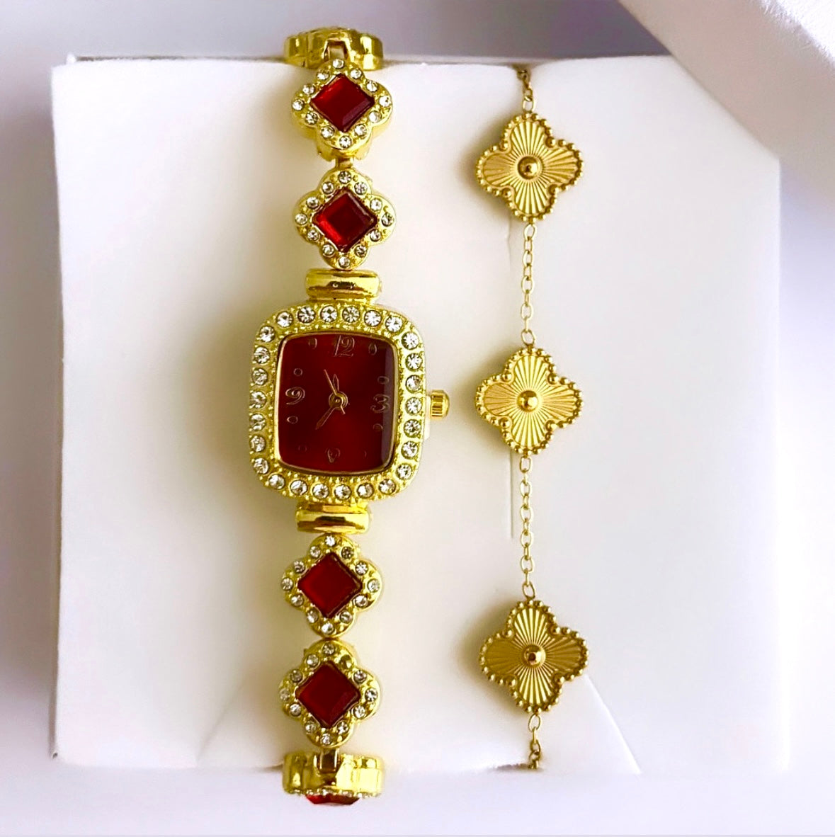 Combo Eleyna [MONTRE NON EN ACIER INOXYDABLE]