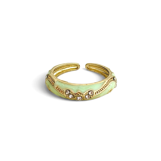 Bague Thaïlandaise [VERT CLAIR]