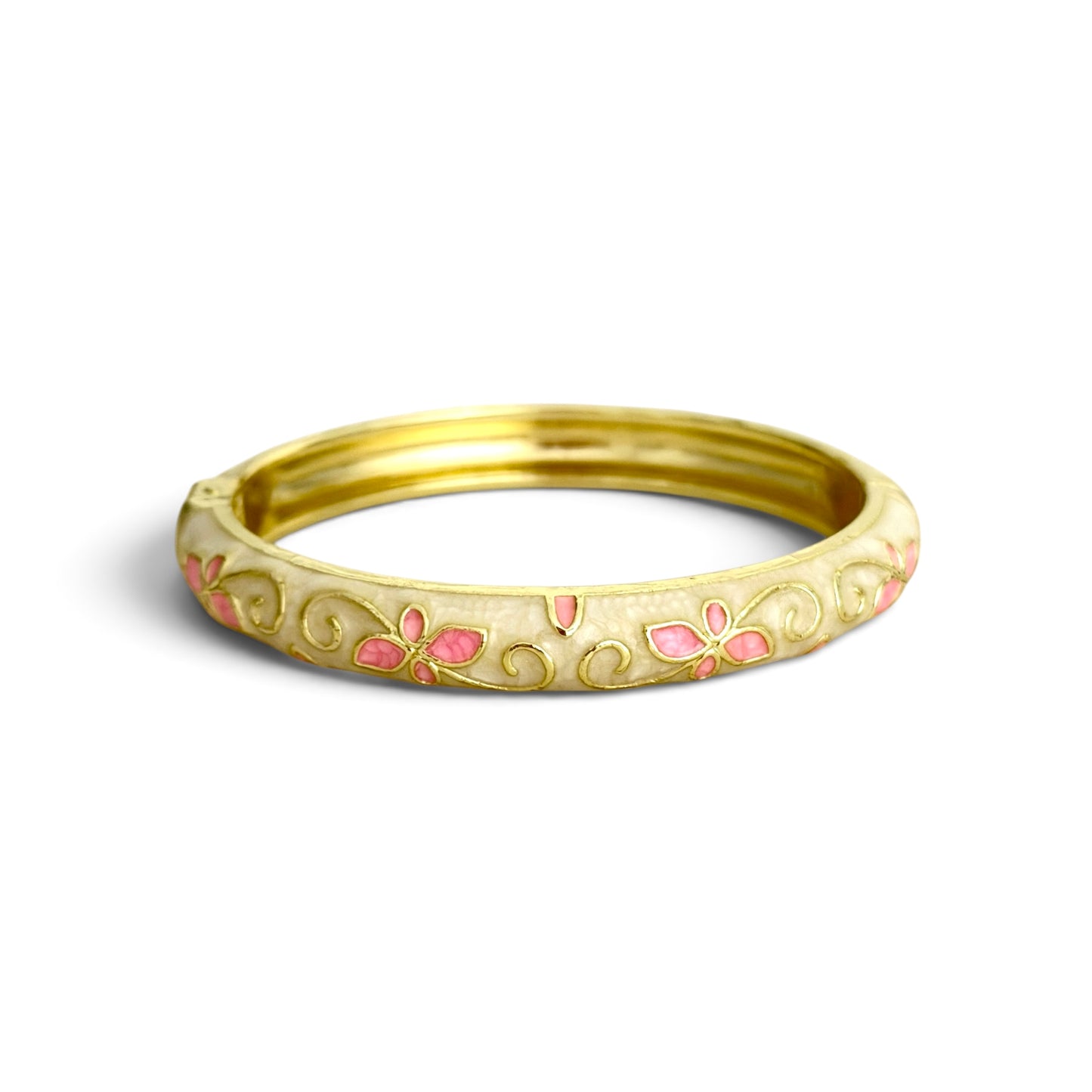 Jonc Thaïlandais épais [NACRE ET ROSE]