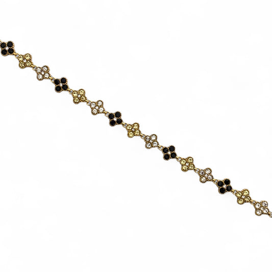 Bracelet Flower [NOIR]