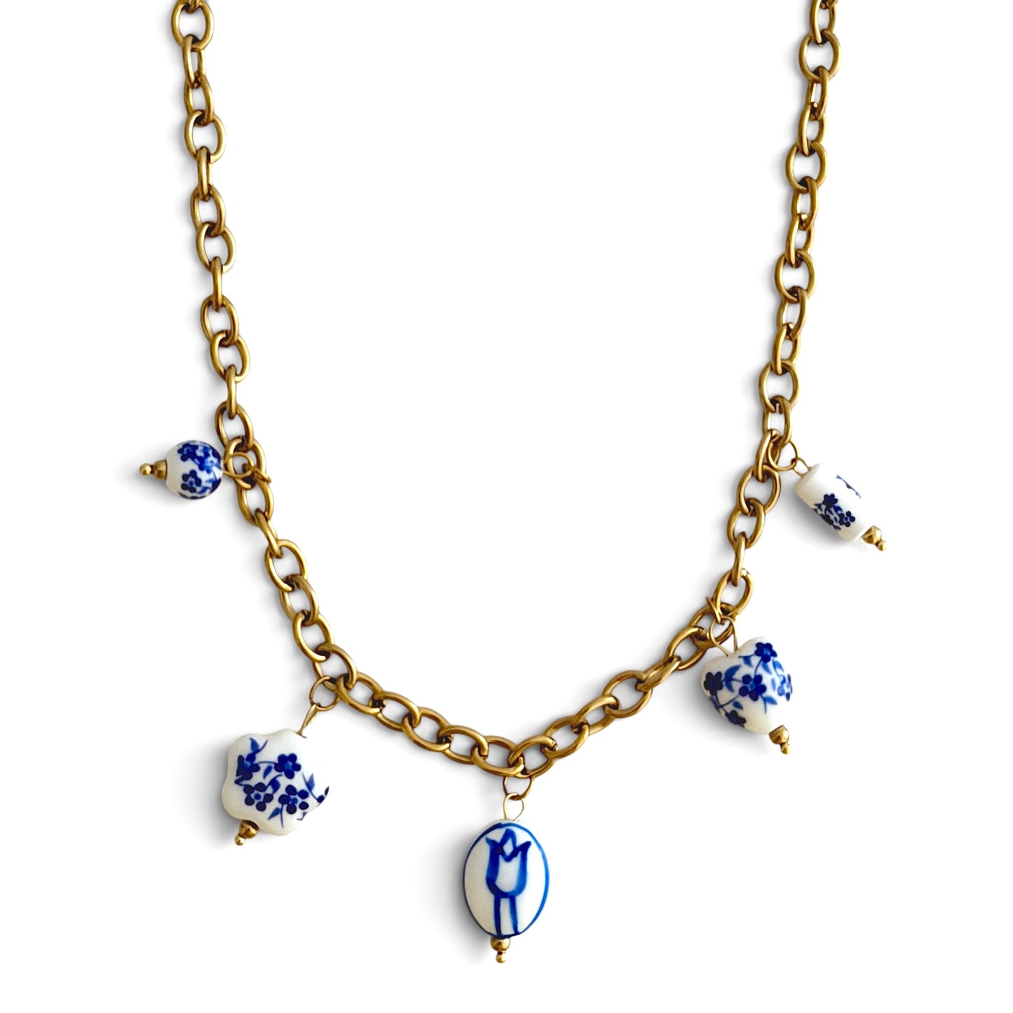 Collier Lara [BLEU ET GOLD]
